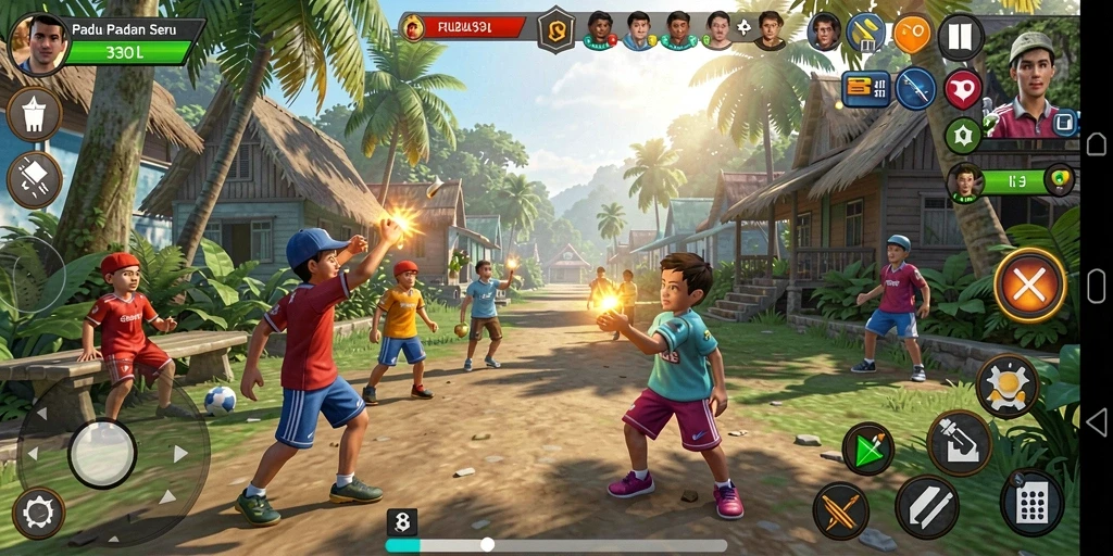Screenshot 33L menampilkan gameplay Match-3 yang seru dan menantang.