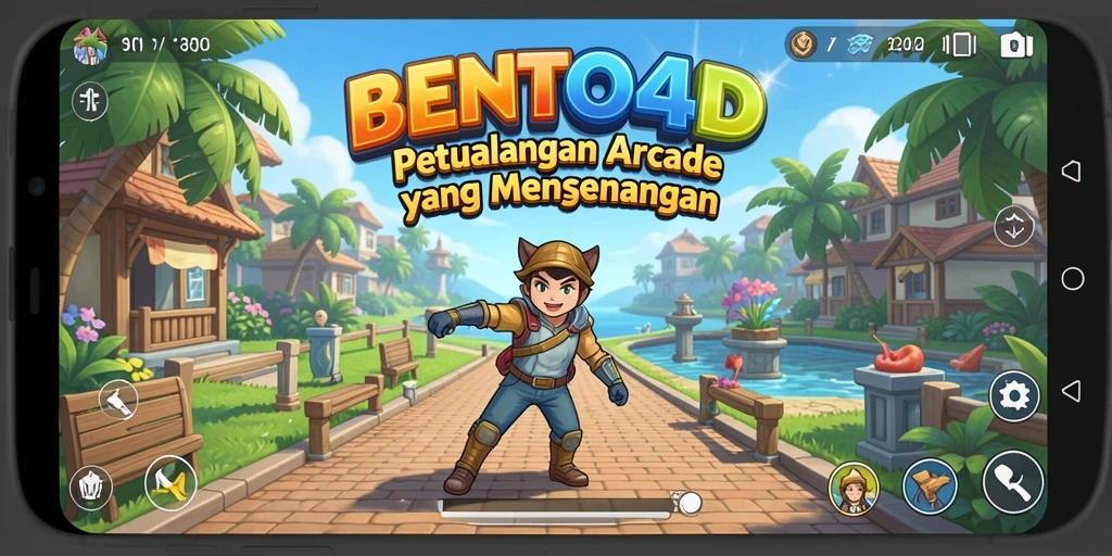 Tampilan gameplay BENTO4D yang seru dan penuh tantangan.