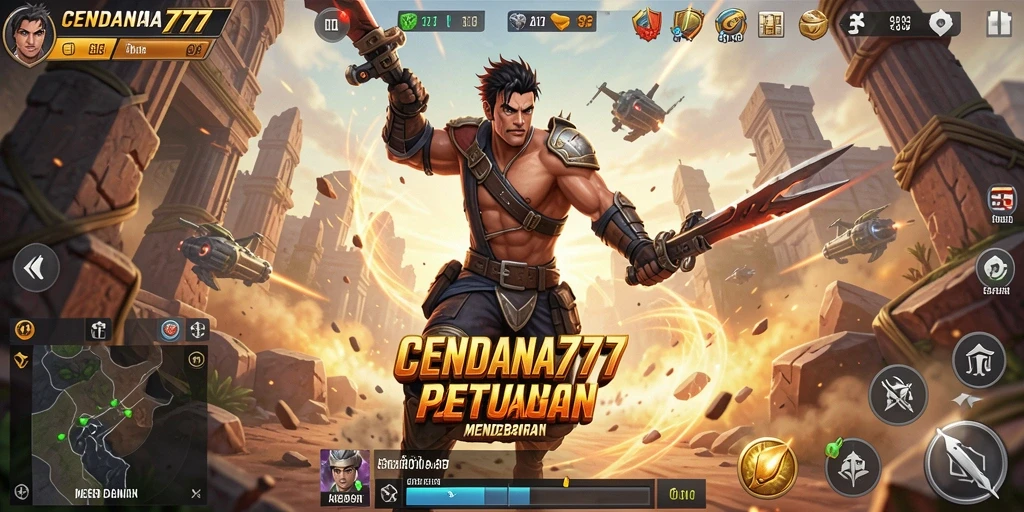 Tangkapan layar CENDANA777 menampilkan aksi gameplay mendebarkan.