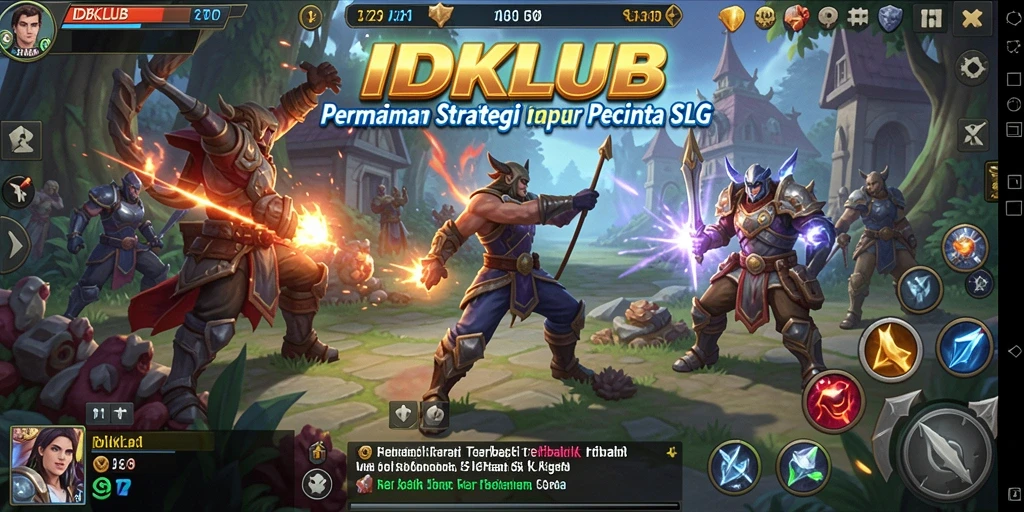 Tampilan menarik dari gameplay strategis di IDKLUB.