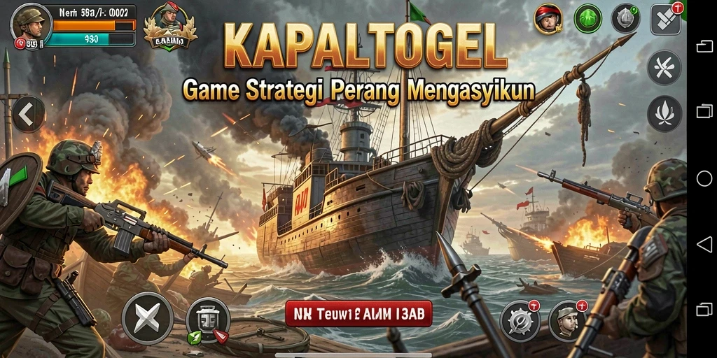 Tampilan gameplay KAPALTOGEL yang menarik dan strategis.