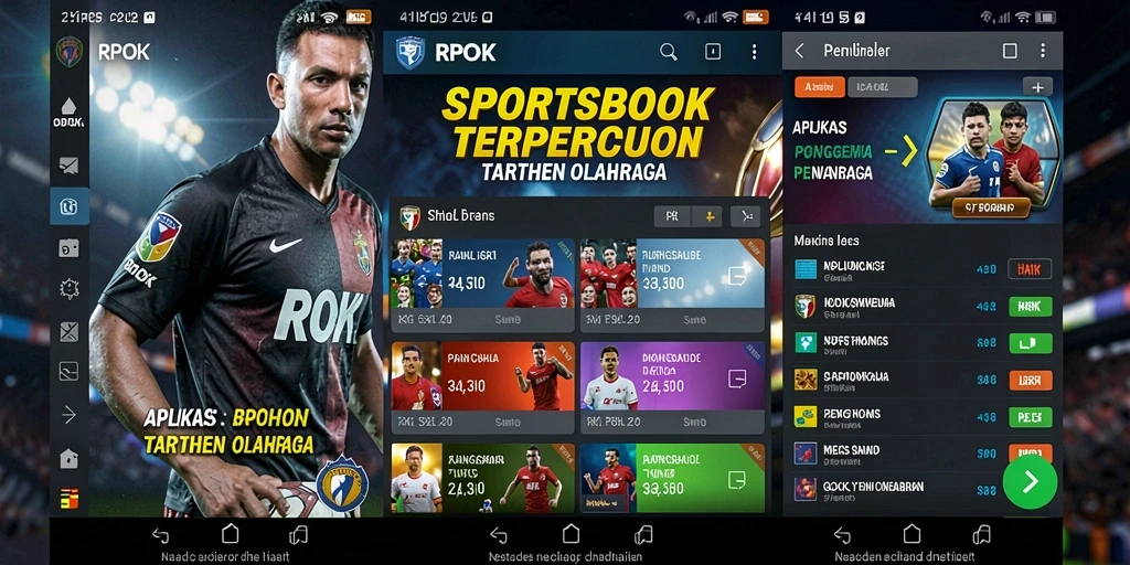 Screenshot utama RPOK menampilkan antarmuka taruhan olahraga yang menarik dan interaktif.