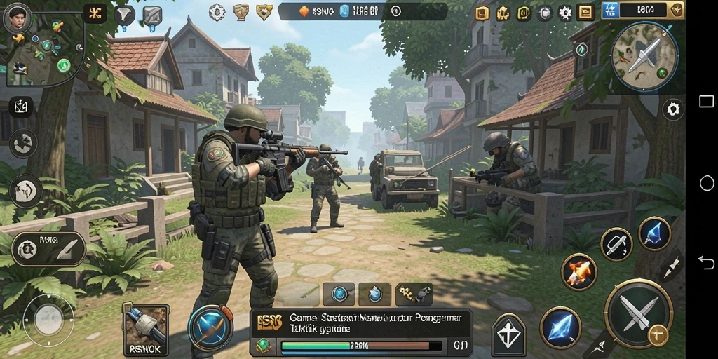 Tampilan gameplay strategis yang menegangkan dari RSNOK.
