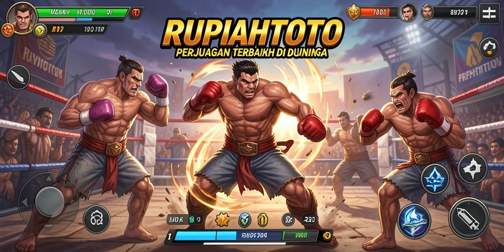 Gameplay RUPIAHTOTO yang mendebarkan dalam pertarungan penuh aksi.