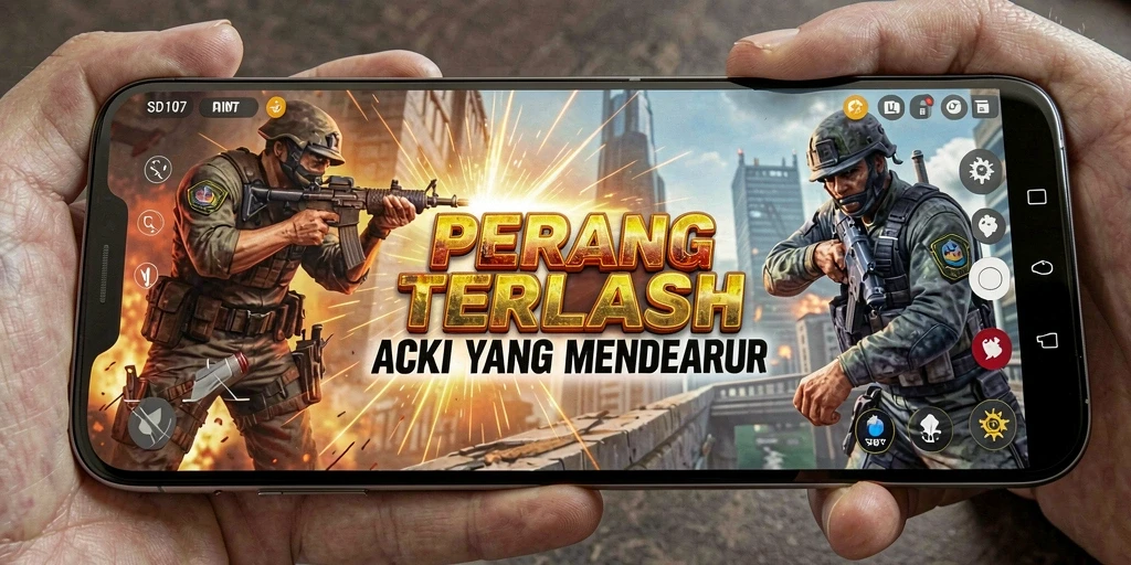 Gameplay mendebarkan dalam SD107 dengan aksi intens di setiap level.