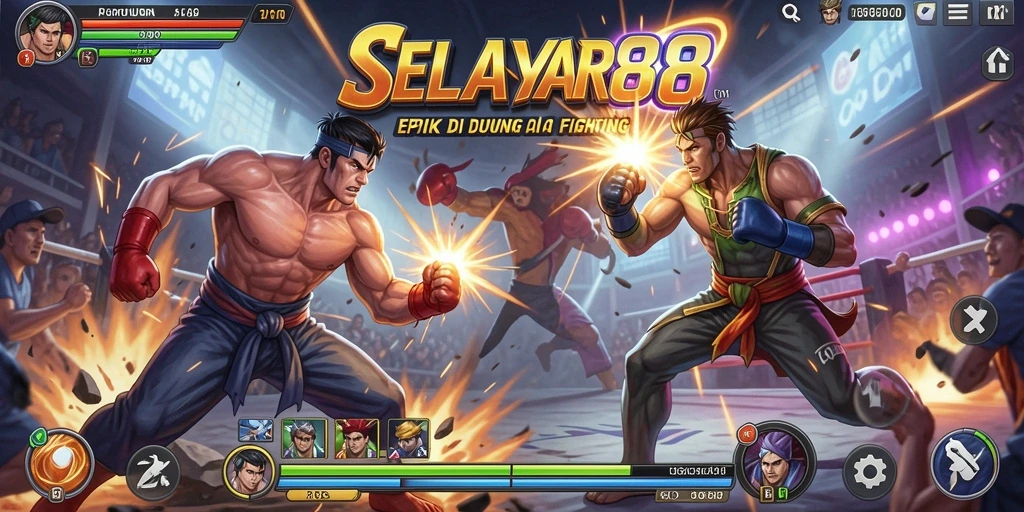 Tampilan gameplay pertarungan sengit di SELAYAR88.
