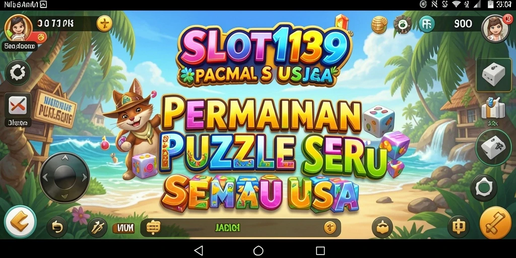 Tangkapan layar utama dari SLOT138 menampilkan gameplay Puzzle yang menarik.